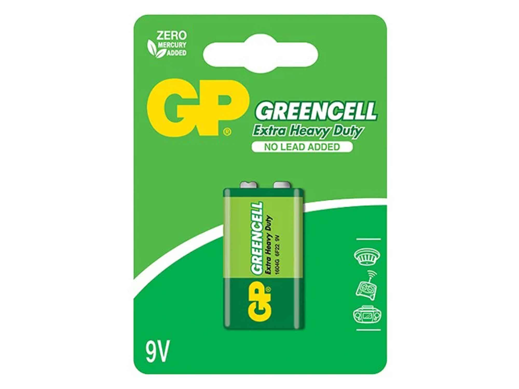 battery gp 9v greencell
